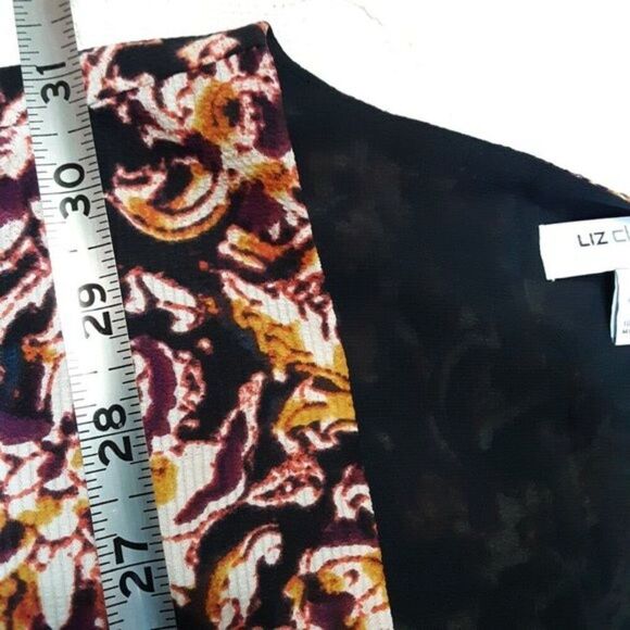 Liz Claiborne Women's Floral Motif Kimono size 1X - Picture 10 of 12